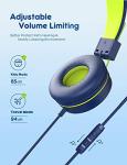 iClever Kids Wired Headphones with Volume Control