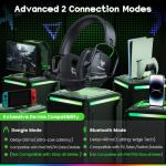 WESEARY Wireless Gaming Headset with ENC Mic