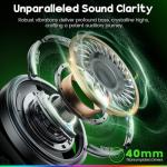 WESEARY Wireless Gaming Headset with ENC Mic