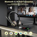 Bluetooth Wireless Headset with Noise Canceling Mic
