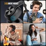 TuneFlux Wireless Bluetooth Headphones - 80H Playtime