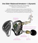 CCA KZ ZS10 Pro In-Ear Headphones for DJs