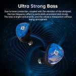 KBEAR KB02 Bone Conduction DJ Earphones with Deep Bass