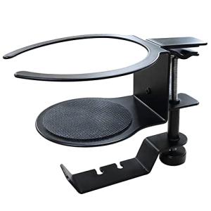 Under-Desk Headphone Hanger and Mug Holder