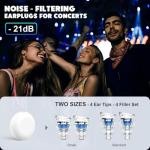 OEDOC High Fidelity Noise Cancelling Concert Earbuds