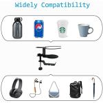 Under-Desk Headphone Hanger and Mug Holder