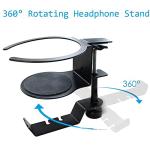 Under-Desk Headphone Hanger and Mug Holder