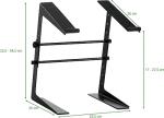 Pronomic LS-100 Adjustable Laptop Stand for DJs