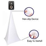 DJ Speaker Stand Cover Skirt - Two Pack