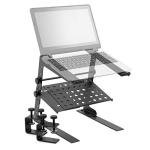 Tiger DJ Laptop Stand with Shelf and Clamps
