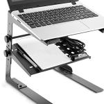 Tiger DJ Laptop Stand with Shelf and Clamps