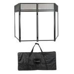 Foldable DJ Facade Booth with Mixer Shelf