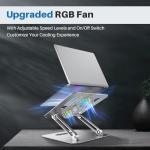 YICOSUN Adjustable Laptop Stand with RGB Lighting