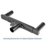 Vonyx WMS-03 Adjustable Dual Speaker Stand Mount