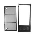 Foldable DJ Facade Booth with Mixer Shelf