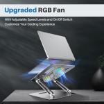 YICOSUN RGB Laptop Cooling Stand with Quiet Fans