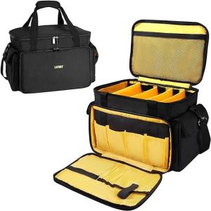 LEFOR·Z DJ Equipment Gig Bag with Organizers