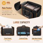 CAHAYA Portable Padded Speaker Bag with Pockets