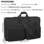VEVOR DJ Mixer Gig Bag with Storage Pocket