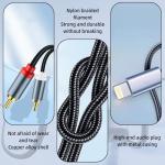 iPhone Lightning to RCA Audio Cable 1m