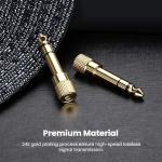 Premium 3.5mm to 6.35mm Headphone Adapter