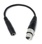 6.35mm Stereo Jack to 3-Pin XLR Adapter Cable