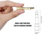 Premium 3.5mm to 6.35mm Headphone Adapter