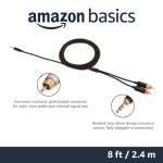3.5mm to Dual RCA Audio Cable - 2.4m