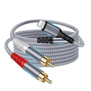 RCA Audio Aux Cable for iPhone and iPad