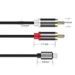 RUIZHI RCA to Aux Cable for iPhone