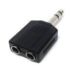 6.35mm Stereo Jack Splitter Cable Adapter