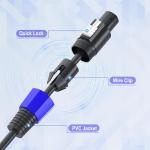 Jumwa 3M Speakon to Speakon Audio Cable