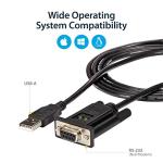 6ft USB to Serial RS232 Adapter Cable