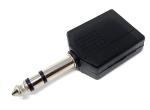 6.35mm Stereo Jack Splitter Cable Adapter
