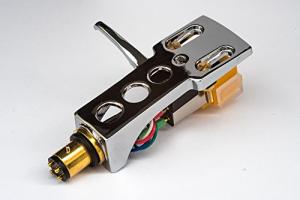 Mirror Chrome Headshell with Cartridge and Stylus