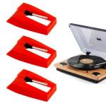 3-Piece Durable Turntable Replacement Needles Set