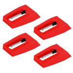 Replacement Stylus for Turntables - 4-Pack Ruby Tip