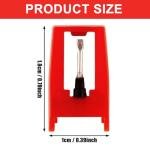 Replacement Stylus for Turntables - 4-Pack Ruby Tip