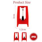 Replacement Needles for Record Players (2-Pack)