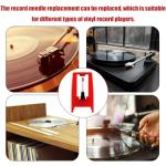 Replacement Needles for Record Players (2-Pack)