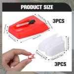 3-Pack Durable Ruby Tip Record Player Needles