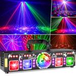 Immver 5-in-1 DJ Party Disco Lights