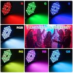 RGB Stage Par Lights with Remote Control - 2 Pack