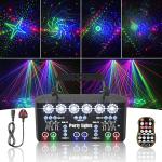 Miralin Sound Activated DJ Disco Lights with DMX