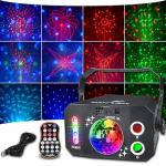 Miralin Sound Activated RGBW DJ Disco Light