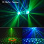 WorldLite 5-in-1 DJ Light Set with Stand