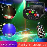 Mini Disco Party Light DJ Projector with Music Control
