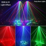 Miralin Sound Activated DJ Disco Lights with DMX