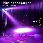 Beamz Partybar2 RGB Sound Activated DJ Light Kit