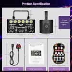 Miralin Sound Activated DJ Disco Lights with DMX